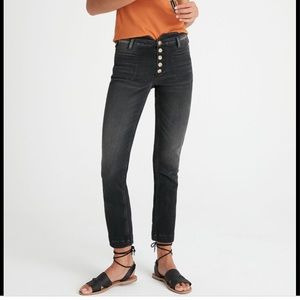 Anthropologie Pilcro Ultra High Rise utility jeans